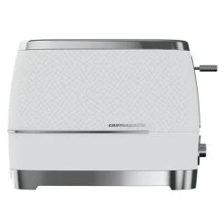 Beko Off White & Chrome Cosmopolis 2 Slice Toaster -Kitchen appliances TAM8202CR Beko White Chrome Cosmopolis 2 Slice Toaster 3
