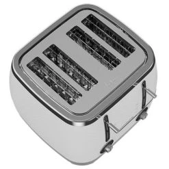 Beko Off White & Chrome Cosmopolis Dome Kettle & 4 Slice Toaster Set -Kitchen appliances TAM8402CRWKM8307CR Beko White Cosmopolis Dome Kettle 4 Slice Toaster Set 5