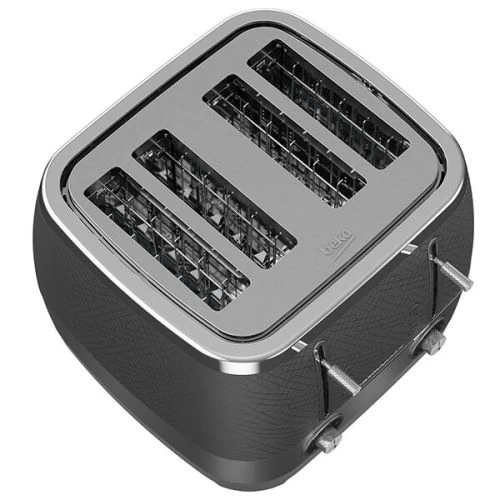 Beko Grey & Chrome Cosmopolis 4 Slice Toaster 4 Beko Grey & Chrome Cosmopolis 4 Slice Toaster - Image 4