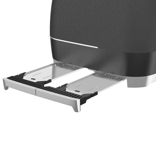 Beko Grey & Chrome Cosmopolis 4 Slice Toaster 5 Beko Grey & Chrome Cosmopolis 4 Slice Toaster - Image 5