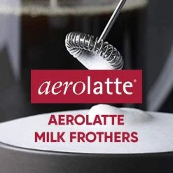 Aerolatte Milk Ivory Frother With Stand -Kitchen appliances aerolatte milk frothers video thumb 8