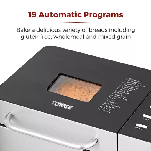 Digital 650W Bread Maker Silver 3 Digital 650W Bread Maker Silver - Image 3