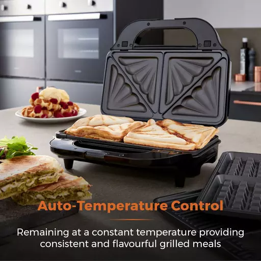 3 In 1 Deep Filled Sandwich Maker 900W 9 3 In 1 Deep Filled Sandwich Maker 900W - Image 9