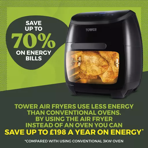 Xpress Pro Combo 2000W 11 Litre 10-in-1 Digital Air Fryer Oven With Rotisserie 5 Xpress Pro Combo 2000W 11 Litre 10-in-1 Digital Air Fryer Oven With Rotisserie - Image 5