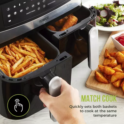Vortx 9L Dual Basket Air Fryer 5 Vortx 9L Dual Basket Air Fryer - Image 5