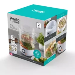 Presto 400W 2 X 2.4 Litre Tier Steam Cooker -Kitchen appliances fit 256