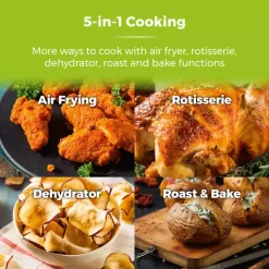 Vortx 12 Litre Rose Gold Air Fryer Oven -Kitchen appliances fit 286