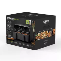 Vortx Elite 10.4L Duo Basket Digital Air Fryer -Kitchen appliances fit 317