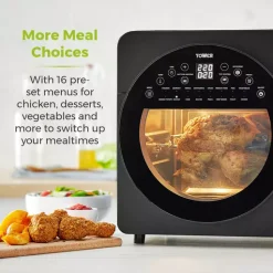 Vortx XL 14.5L 5-in-1 Digital Air Fryer Oven With Rotisserie -Kitchen appliances fit 329