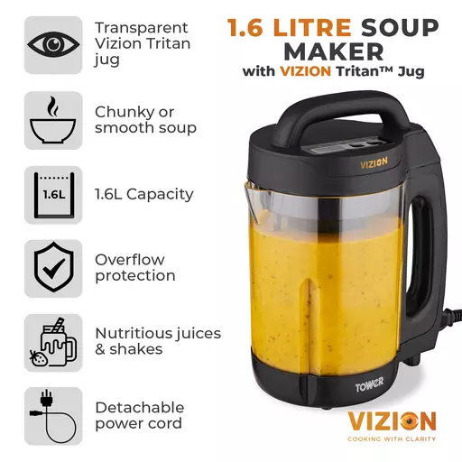 1.6L Vizion Soup Maker 2 1.6L Vizion Soup Maker - Image 2
