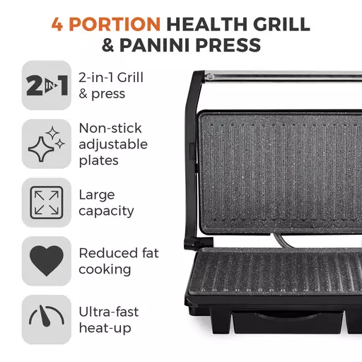Cerastone Health Grill And Panini Press 2 Cerastone Health Grill And Panini Press - Image 2