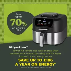 Vortx 5 In 1 Smokeless Grill Air Fryer -Kitchen appliances fit 374