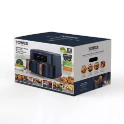 Vortx 8.5L Dual Basket Air Fryer -Kitchen appliances fit 386