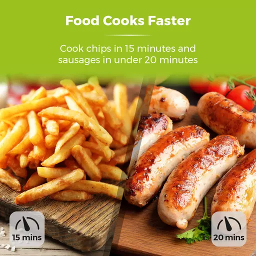 Xpress 2000W 11 Litre 5-in-1 Manual Air Fryer Oven With Rotisserie 5 Xpress 2000W 11 Litre 5-in-1 Manual Air Fryer Oven With Rotisserie - Image 5