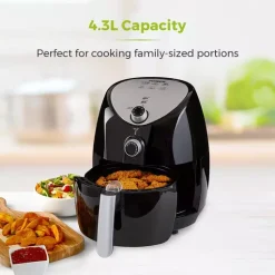 1500W 4.3 Litre Manual Air Fryer -Kitchen appliances fit 405