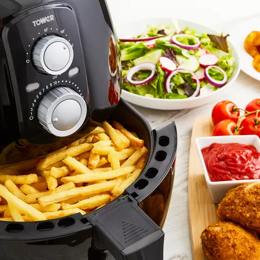 Vortx 1400W 4 Litre Manual Air Fryer 6 Vortx 1400W 4 Litre Manual Air Fryer - Image 6