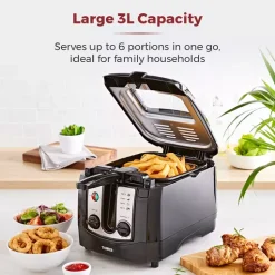 2300W 3 Litre Easy Clean Deep Fryer -Kitchen appliances fit 42