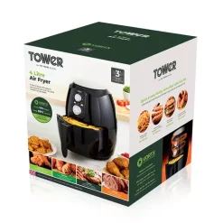 Vortx 1400W 4 Litre Manual Air Fryer 26 Vortx 1400W 4 Litre Manual Air Fryer -Kitchen appliances fit 422