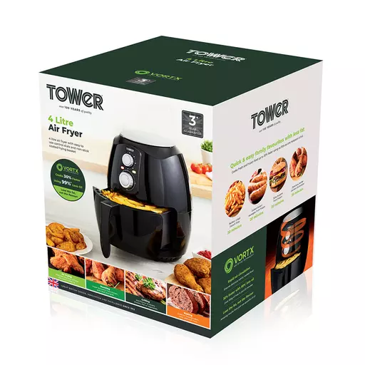 Vortx 1400W 4 Litre Manual Air Fryer 13 Vortx 1400W 4 Litre Manual Air Fryer - Image 13