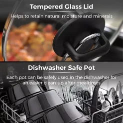 3 X 1.5 Litre Pot Slow Cooker 18 3 X 1.5 Litre Pot Slow Cooker -Kitchen appliances fit 431