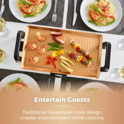 Cerasure+ Copper Electric Teppanyaki Grill Copper -Kitchen appliances fit 442