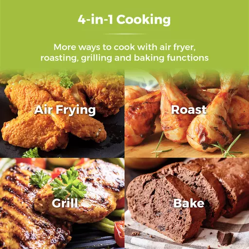 Vortx Compact 2 Litre Manual Air Fryer 5 Vortx Compact 2 Litre Manual Air Fryer - Image 5