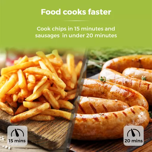 Vortx Compact 2 Litre Manual Air Fryer 7 Vortx Compact 2 Litre Manual Air Fryer - Image 7