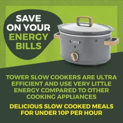 Tower Scandi 3.5 Litre Stainless Steel Slow Cooker 15 Tower Scandi 3.5 Litre Stainless Steel Slow Cooker -Kitchen appliances fit 461