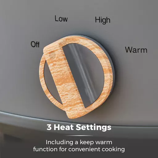 Tower Scandi 3.5 Litre Stainless Steel Slow Cooker 6 Tower Scandi 3.5 Litre Stainless Steel Slow Cooker - Image 6