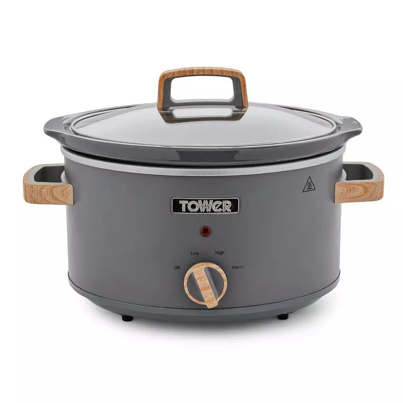 Tower Scandi 3.5 Litre Stainless Steel Slow Cooker 13 Tower Scandi 3.5 Litre Stainless Steel Slow Cooker - Image 13