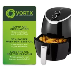 Vortx 4L Manual Air Fryer 11 Vortx 4L Manual Air Fryer -Kitchen appliances fit 499