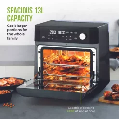 Vortx Platinum 13L Air Fryer Oven With Steam Cooking Functions -Kitchen appliances fit 5