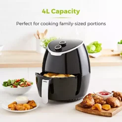 Vortx 4L Manual Air Fryer 14 Vortx 4L Manual Air Fryer -Kitchen appliances fit 502