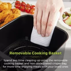 Vortx 5 Litre Manual Air Fryer -Kitchen appliances fit 514