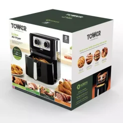 Vortx 5 Litre Manual Air Fryer -Kitchen appliances fit 516