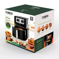 Vortx 5 Litre Manual Air Fryer -Kitchen appliances fit 518