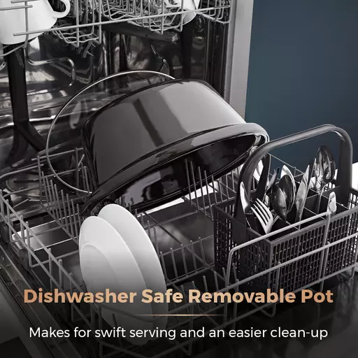 Rose Gold 6.5 Litre Slow Cooker Black And Rose Gold 8 Rose Gold 6.5 Litre Slow Cooker Black And Rose Gold - Image 8