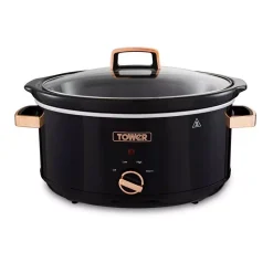 Rose Gold 6.5 Litre Slow Cooker Black And Rose Gold 25 Rose Gold 6.5 Litre Slow Cooker Black And Rose Gold -Kitchen appliances fit 553