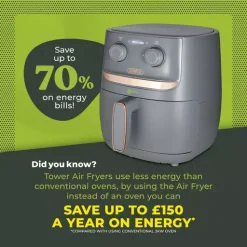 Vortx 3.8 Litre Colour Air Fryer -Kitchen appliances fit 56