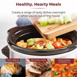 1.5 Litre Stainless Steel Slow Cooker -Kitchen appliances fit 611