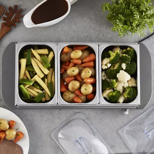 Presto Three Tray Buffet Server 5 Presto Three Tray Buffet Server - Image 5