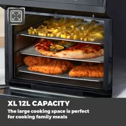 12 Litre Manual Air Fryer Oven -Kitchen appliances fit 691