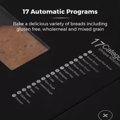 Gluten Free Digital Bread Maker With Nut Dispenser -Kitchen appliances fit 741