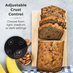 Gluten Free Digital Bread Maker With Nut Dispenser -Kitchen appliances fit 745