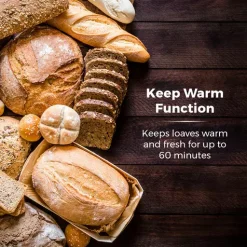 Gluten Free Digital Bread Maker With Nut Dispenser -Kitchen appliances fit 746