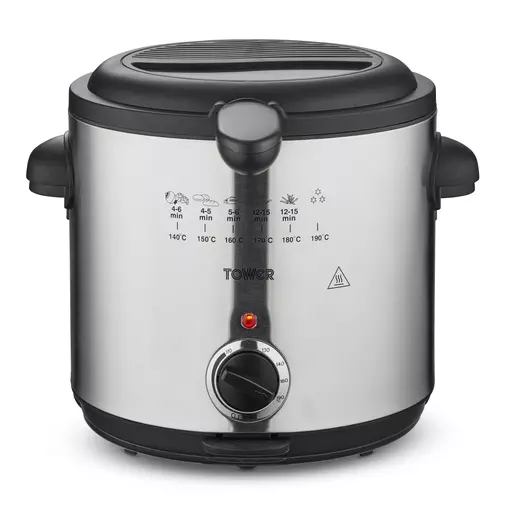 1.5 Litre 1000W Deep Fat Fryer Stainless Steel 1 1.5 Litre 1000W Deep Fat Fryer Stainless Steel