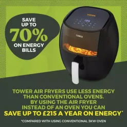 Vortx Vizion 7L Digital Air Fryer -Kitchen appliances fit 778