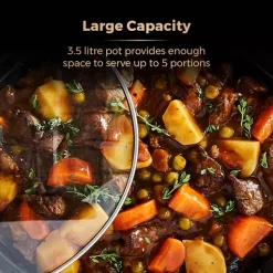 Infinity 3.5 Litre Slow Cooker With Rose Gold Accents -Kitchen appliances fit 811