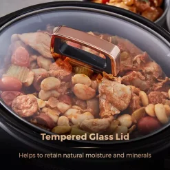 Infinity 3.5 Litre Slow Cooker With Rose Gold Accents -Kitchen appliances fit 814