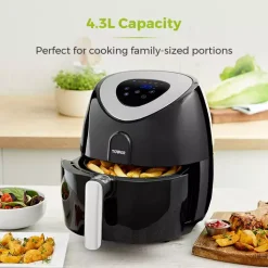 Vortx 4.3 Litre Digital Air Fryer -Kitchen appliances fit 82